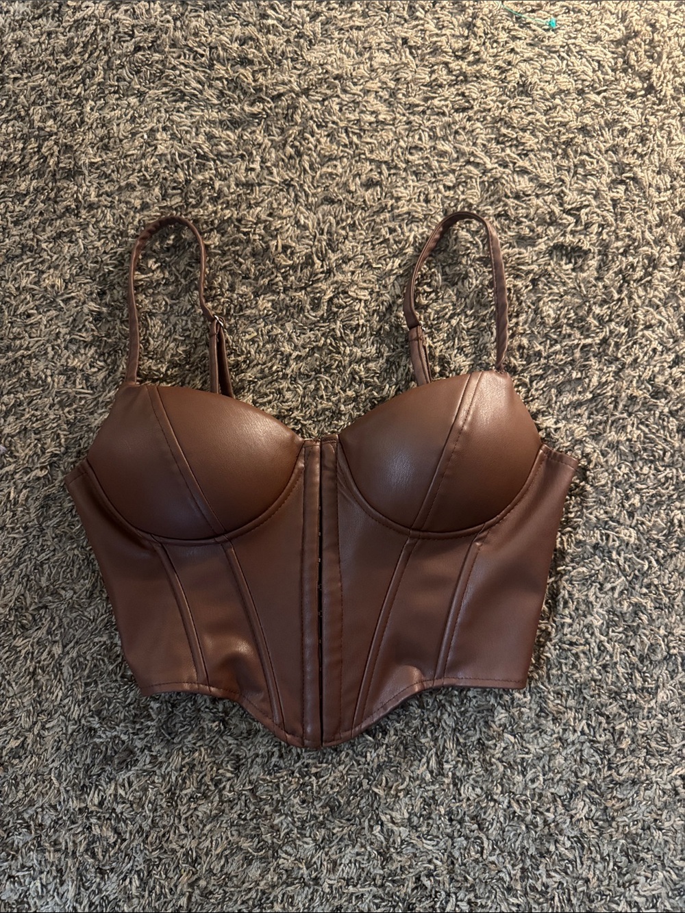 Corset style bustier top